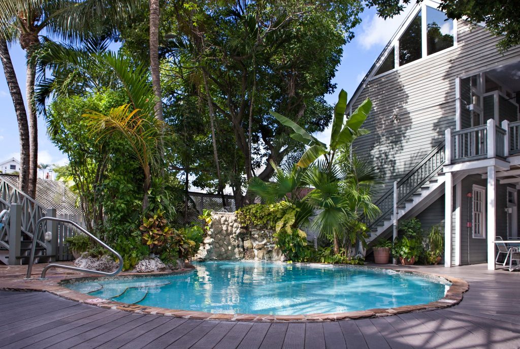 The Cabana Inn Pool Key West and Waterfall