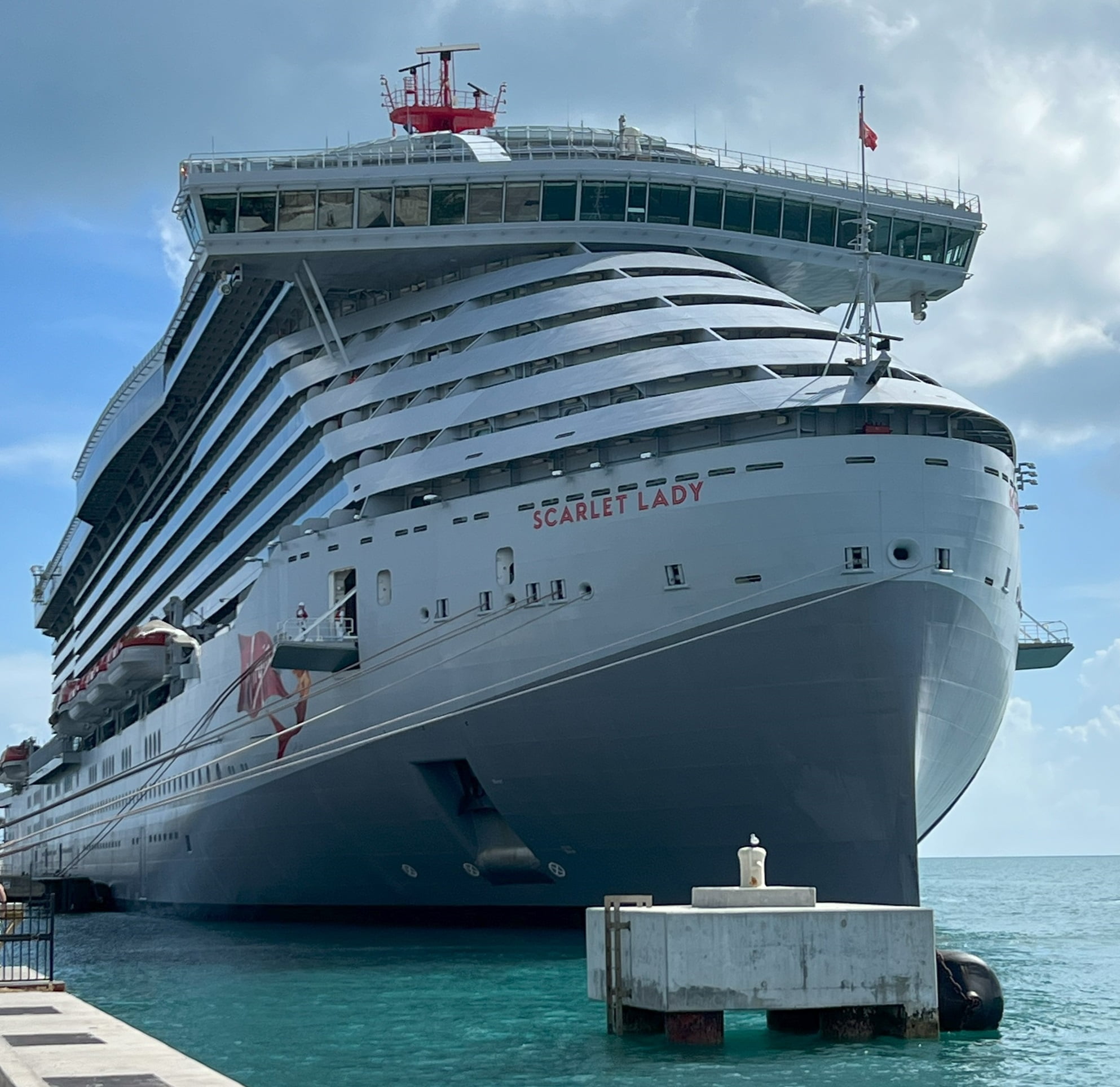 Virgin Voyages Scarlet Lady Cruise Ship Key West Florida